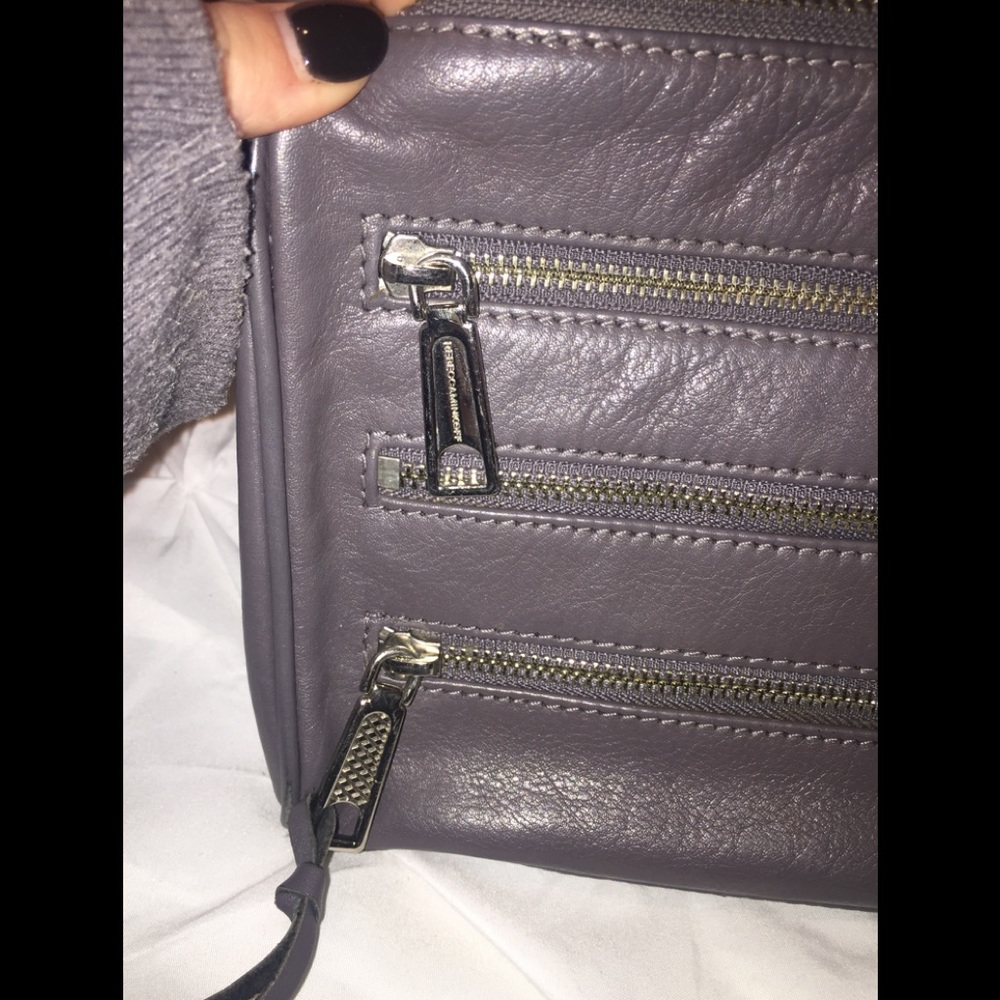 Rebecca Minkoff Moto 3-Zip Leather Crossbody - Picture 5 of 6